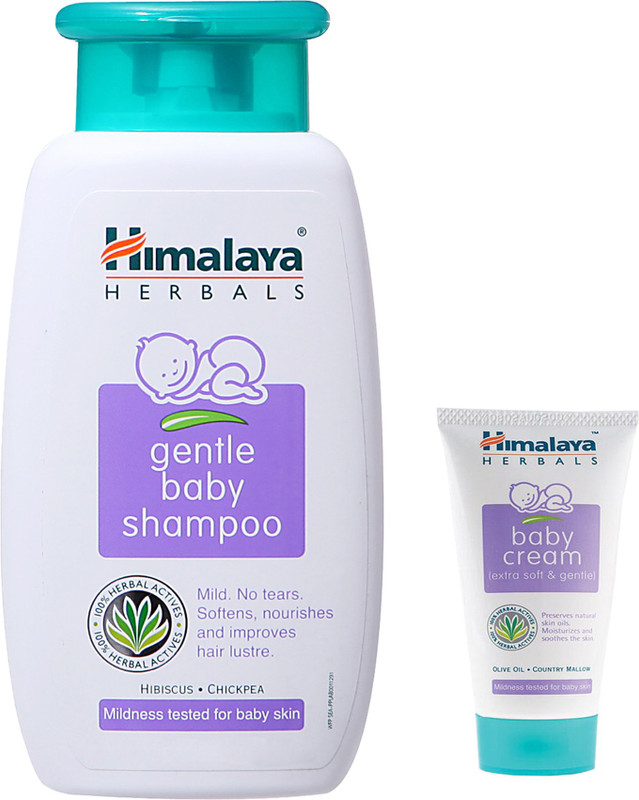 Himalaya Herbals gentle baby Shampoo (400ml)+Himalaya Herbals Baby Cream (50g)(White)