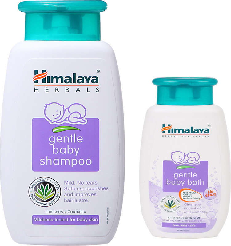 Himalaya Herbals gentle baby Shampoo (400ml)+Himalaya Herbals Gentle baby bath (200ml)(White)
