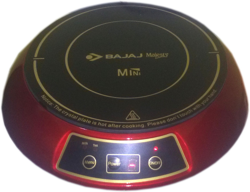 Bajaj MINI Induction Cooktop(Multicolor, Push Button)