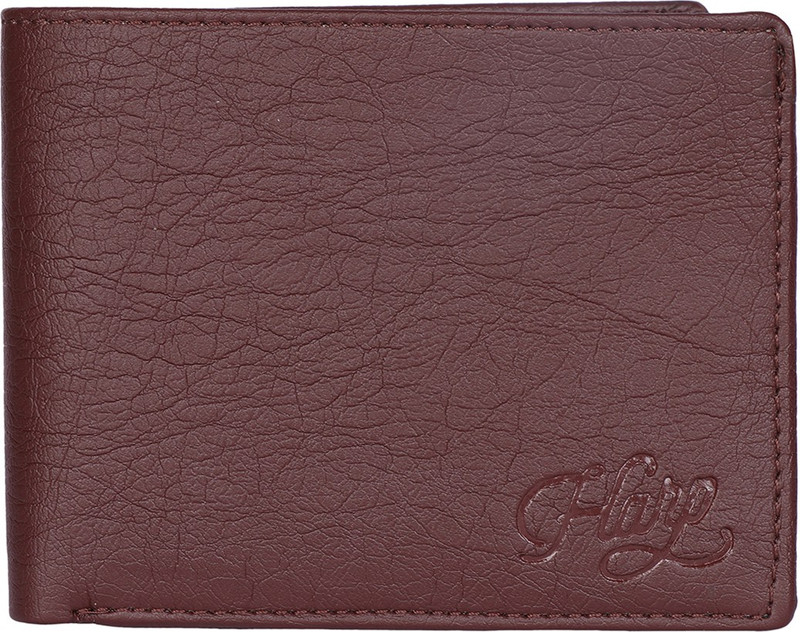 Shopharp Men Brown Artificial Leather Wallet(6 Card Slots)