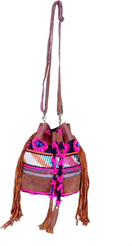 IndiWeaves 82100-380-IW Multipurpose Bag(Multicolor, 11 inch)