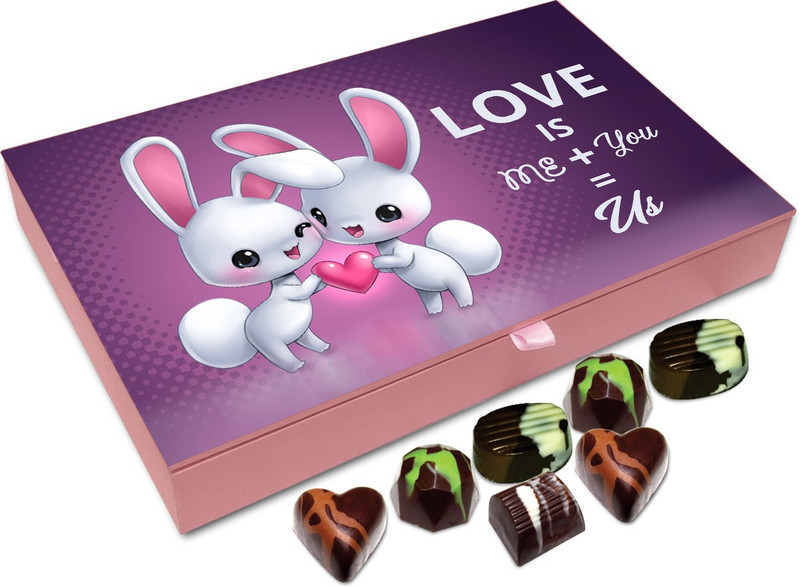Chocholik Gift Box - Love Is Me And You Chocolate Box - 12pc Truffles(144 g)