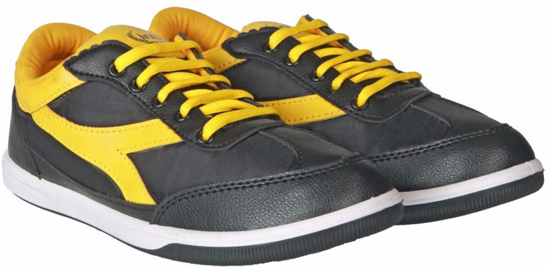 Unistar Casual Shoes For Men(Black, Yellow) Unistar Casual Shoes For Men(Black, Yellow)