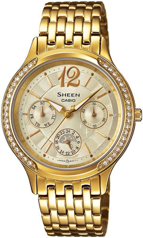 Casio SX112 Sheen Analog Watch - For Women