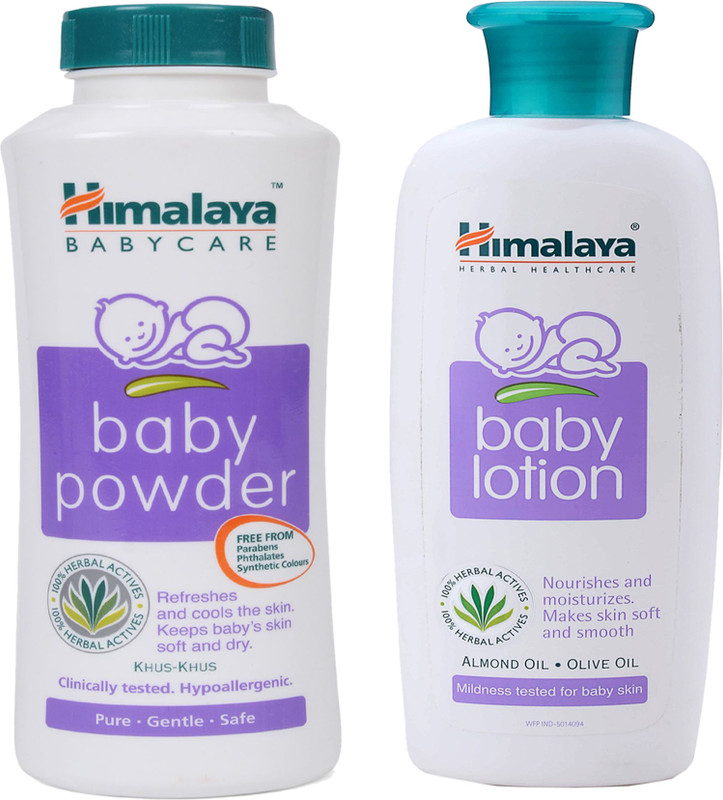 Himalaya Herbals Baby powder (200g)+Himalaya Herbals Baby Lotion (200ml)(White)
