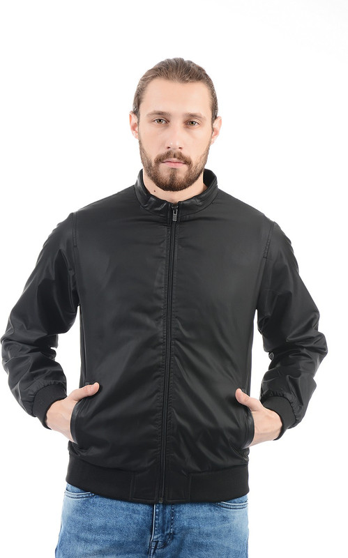 pepe jeans full sleeve solid men's jacket