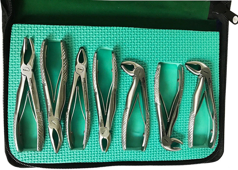 ss white Dental Pedo Extraction Serrated Forceps
