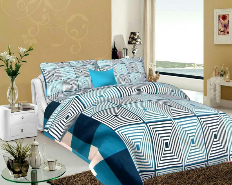 garima 7 star Cotton Double Floral Bedsheet(Pack of 1, Multicolor)