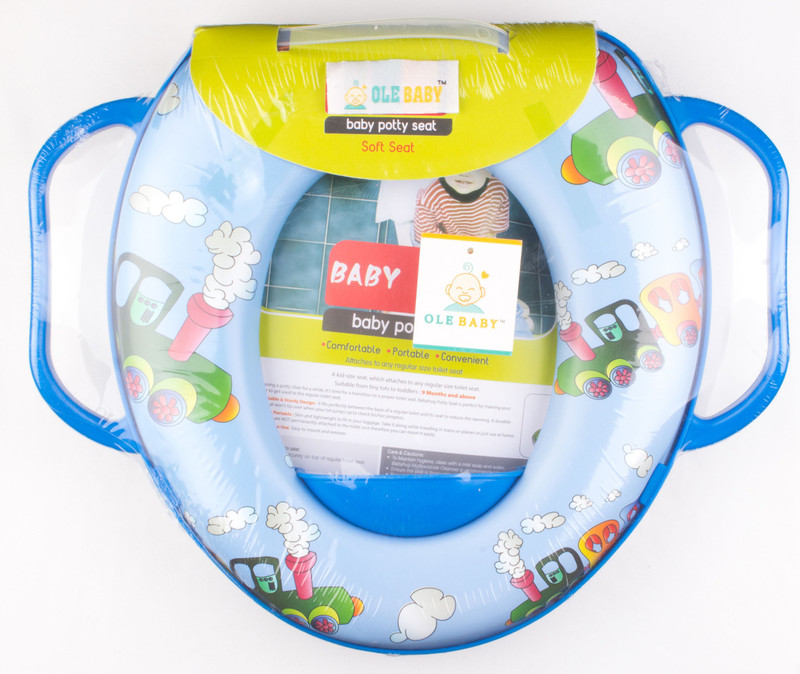 Ole Baby Cute, Colorfull, Padded, Soft, and Durable,Full Cushion Assorted Potty Trainer Seat Potty Seat(Blue)