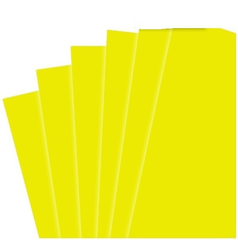 craftsneed Designed Unrule 12x12 Multipurpose Paper(Set of 1, Lemon Yellow)