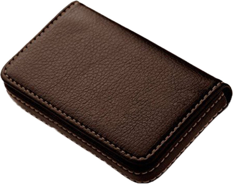 Stealodeal Brown Leatherite Soft Leather Wallet 15 Card Holder(Set of 1, Brown)
