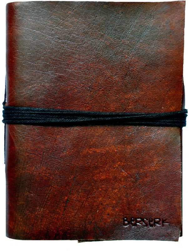 berserk Mini Diary(Handmade, Chestnut Brown)