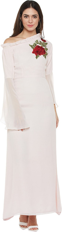 athena women's maxi pink dress