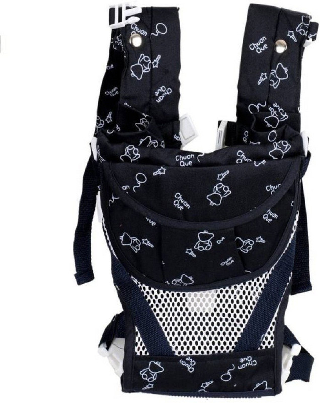 Continental Chuan Que Adjustable Imported Hands-Free 4-in-1 Baby Carrier Bag , Carry Bag , Front Carry Bag with Comfortable Head Support & Buckle Straps (IMP-Navy Blue) Baby Carrier(Navy Blue, Front Carry facing in)