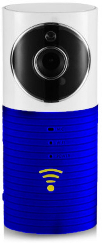ShopyBucket CLEVER Dog Wifi Wireless Security WiFi Surveillance Remote View Camera Panoramic Camera 180 ° HD Wireless Camera with Two Way Audio, Vista Remote Video Motion Detect Remote and Night Vision Fun Top 55 Instant Camera(Blue)