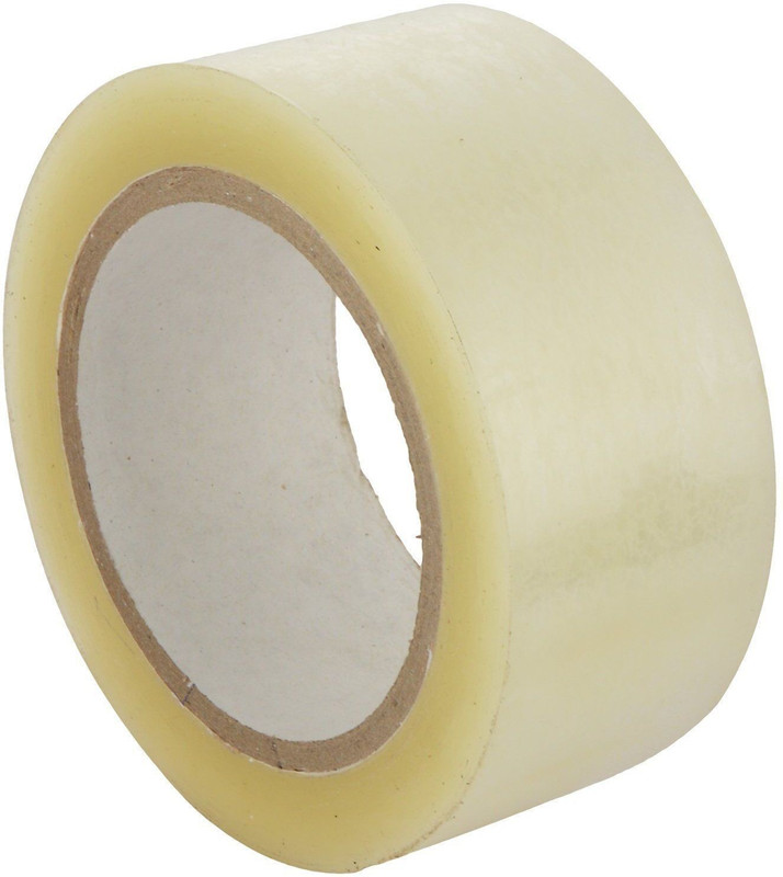 shopely packing tape cello tape 200 meter transparent tape 2 inch (packof 12 tape) (Manual)(transparent)