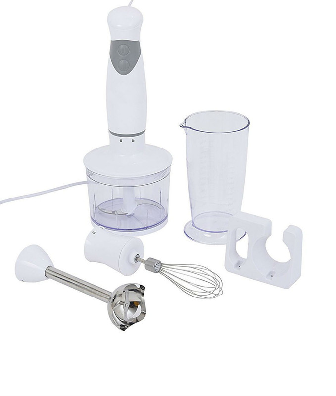 Shrih Unique 600 W Chopper, Hand Blender(White)