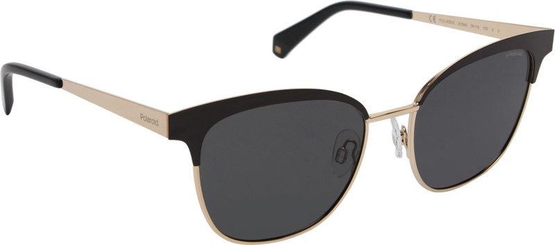 Polaroid Clubmaster Sunglasses(Grey)