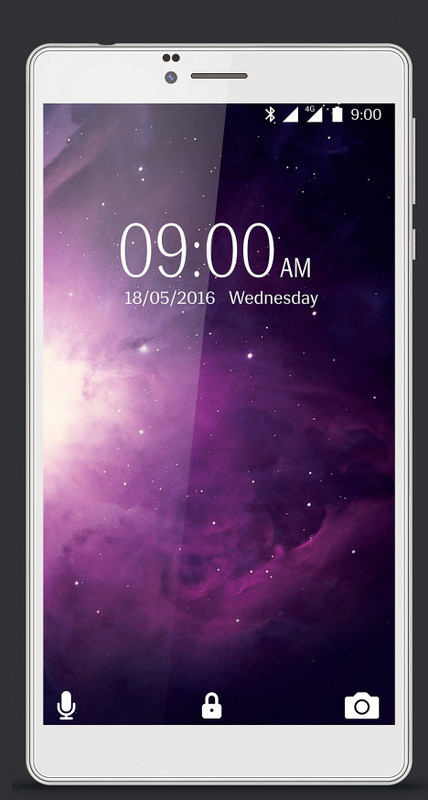 Lava Magnum X1 16 GB 6.98 inch with Wi-Fi+4G Tablet (White)
