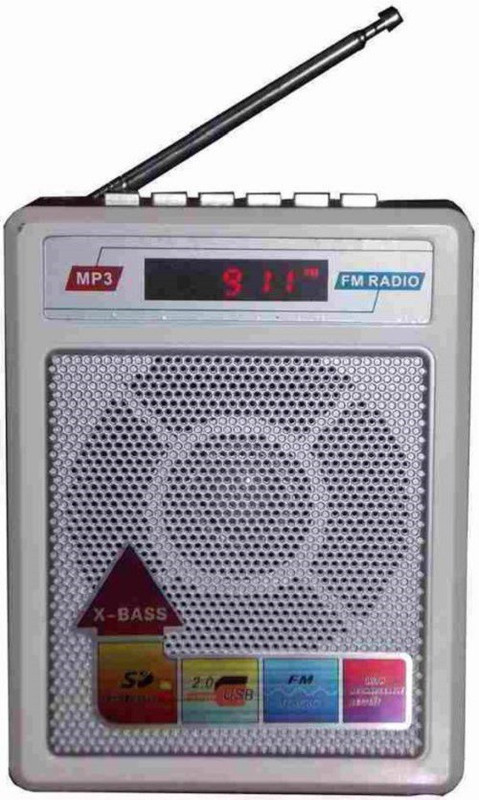 Mezire SL- 414 Musicmania FM Radio FM Radio(Silver)