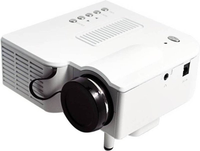 ShopyBucket Mini s LCD VGA HDMI Cheapest Home Theater Proyector Beamer Remote control 40 lm LED Corded Portable Projector (White) 2100 lm LED Cordless Mobiles Portable Projector(White)