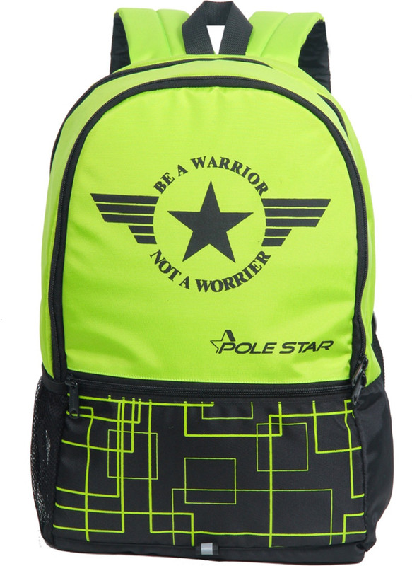 POLE STAR HERO 32 Liters Green & Black Casual Backpack/ Day pack / shcool bag