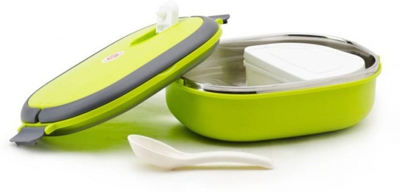 magnas Homio Lunch Box Tiffin Box Press Airproof Leakproof for Kid's, School, Office, College 1 Containers Lunch Box(900 ml)