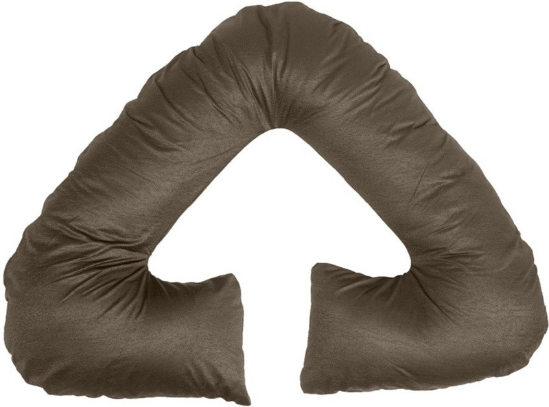 Comfort Pillow Solid Pregnancy Pillow Pack of 1(Light Grey)