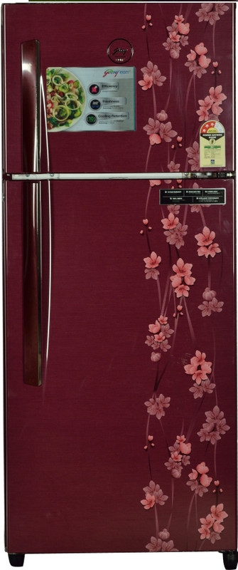 Godrej 241 L Frost Free Double Door 3 Star Refrigerator(Ruby Petals, R T Eon 241P 3.4 Rby Ptl)