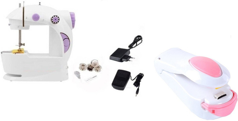 Benison India Home Maker™ Sewing Machine Mini 2-Speed Double Thread, Double Speed, Portable Electric  with sealer Electric Sewing Machine( Built-in Stitches 45)