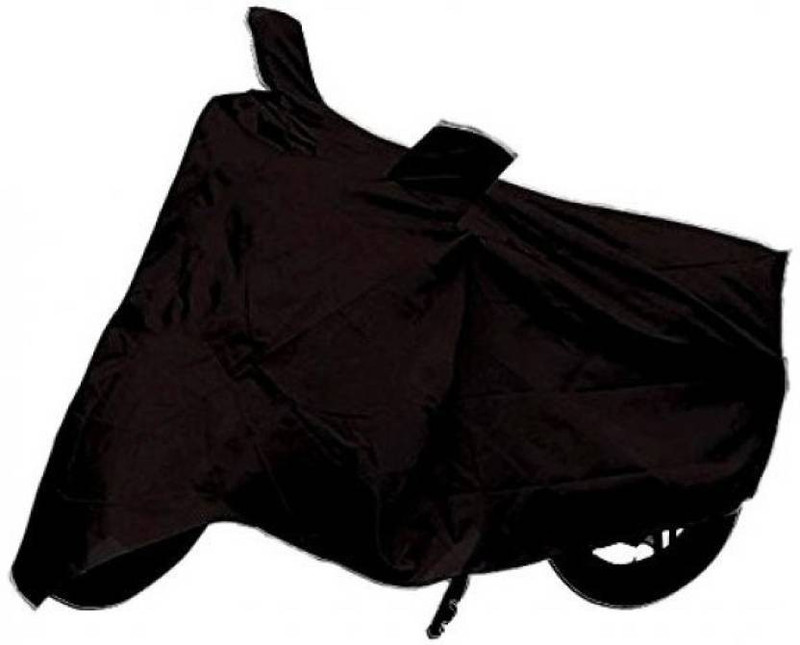 sk international Two Wheeler Cover for Hero(HF, Black)