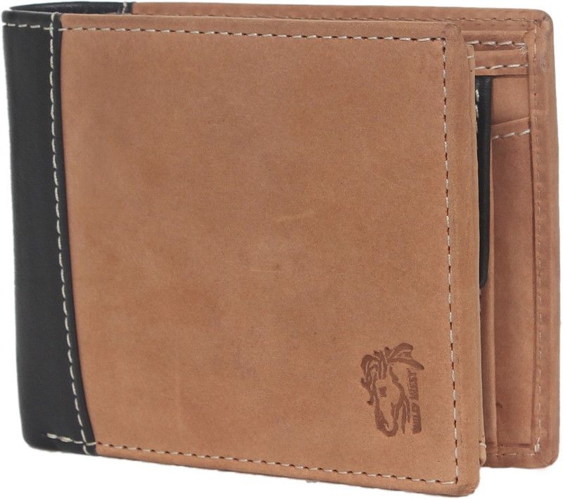 wild west Men Multicolor Genuine Leather Wallet(6 Card Slots)