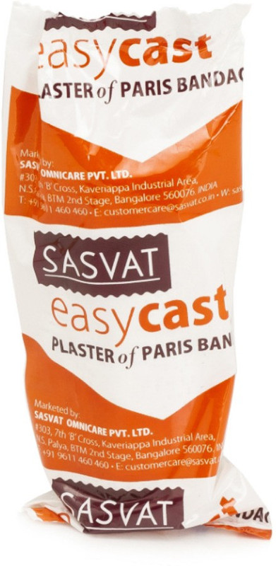 SASVAT PLASTER OF PARIS BANDAGE 10 CM (BULK PACK OF 12 ROLLS) Crepe Bandage