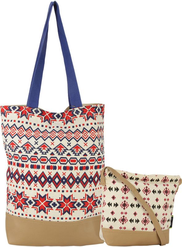 Kanvas Katha Tote(Multicolor)