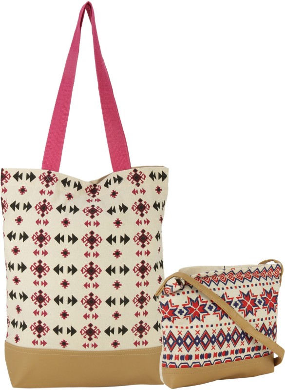 Kanvas Katha Tote(Multicolor)