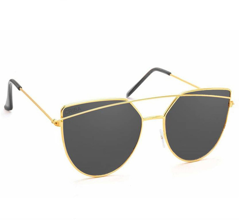 Criba Rectangular Sunglasses(Black) Criba Rectangular Sunglasses(Black)