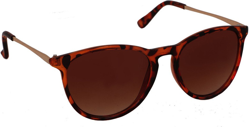 stylefiestafashion Oval Sunglasses(Brown)