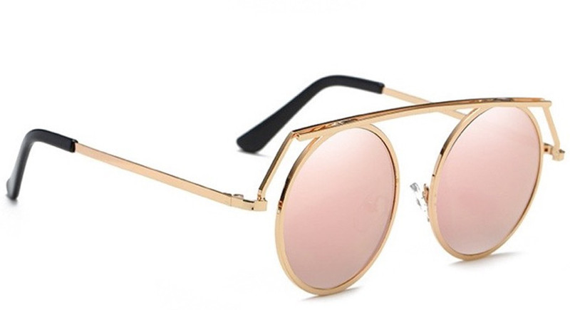 stylefiestafashion Round Sunglasses(Pink)