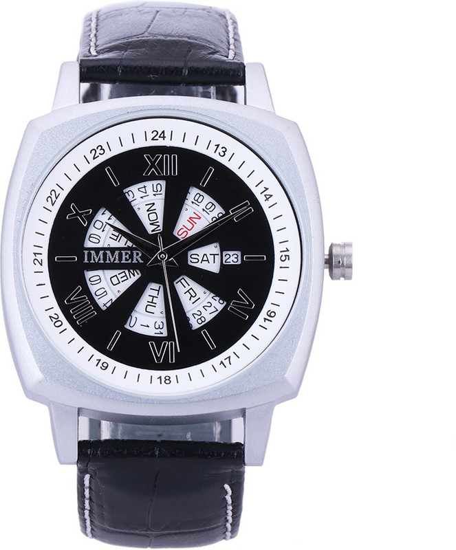 immer Credo - Constant Black Analog Watch  - For Men