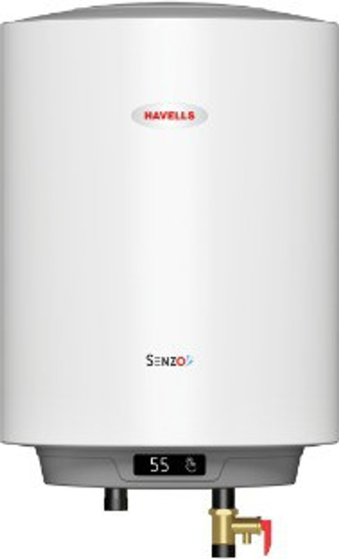 Havells 10 L Storage Water Geyser (Senzo, White)