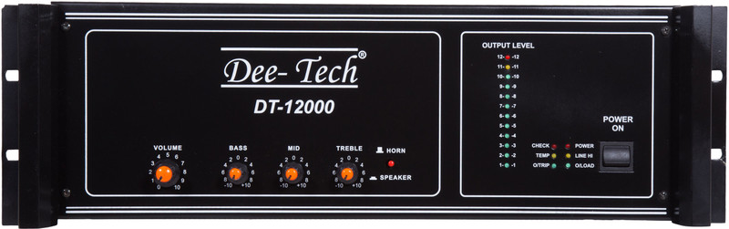 Dee Tech DT-12000 1000 W AV Power Amplifier(Black)