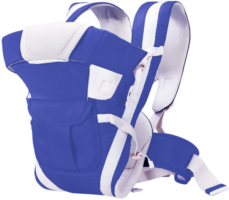 Continental Adjustable Hands-Free 4-in-1 Front Baby Carrier Bag Waist Belt ( Blue ) Baby Carrier(Royal Blue, Front Carry facing in)