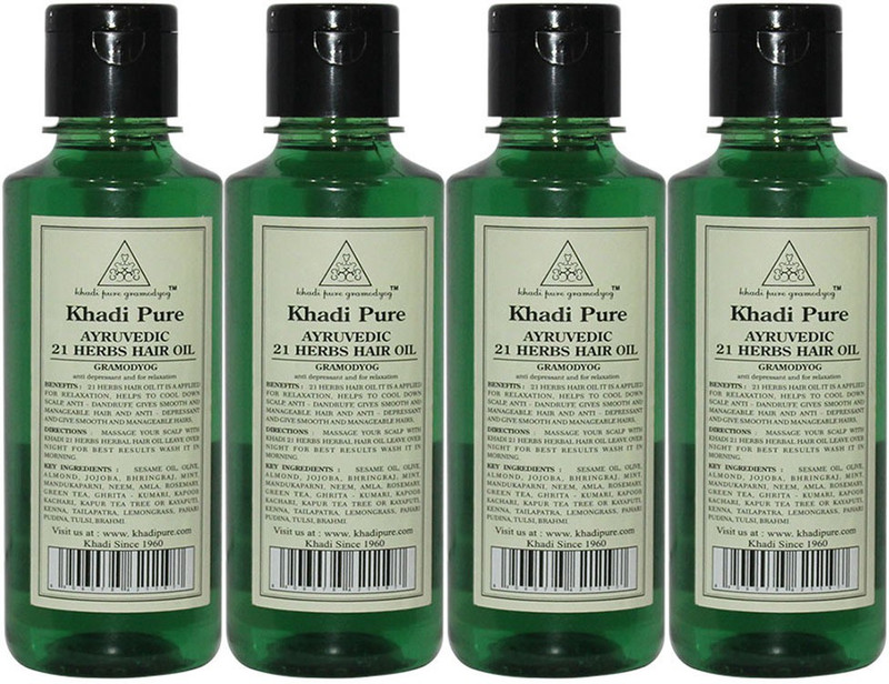Khadi Pure Herbal Ayurvedic 21 Herbs Hair Oil(840 ml)
