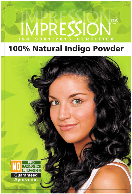 impression 100% Pure Natural Indigo Powder Hair Color(Black)