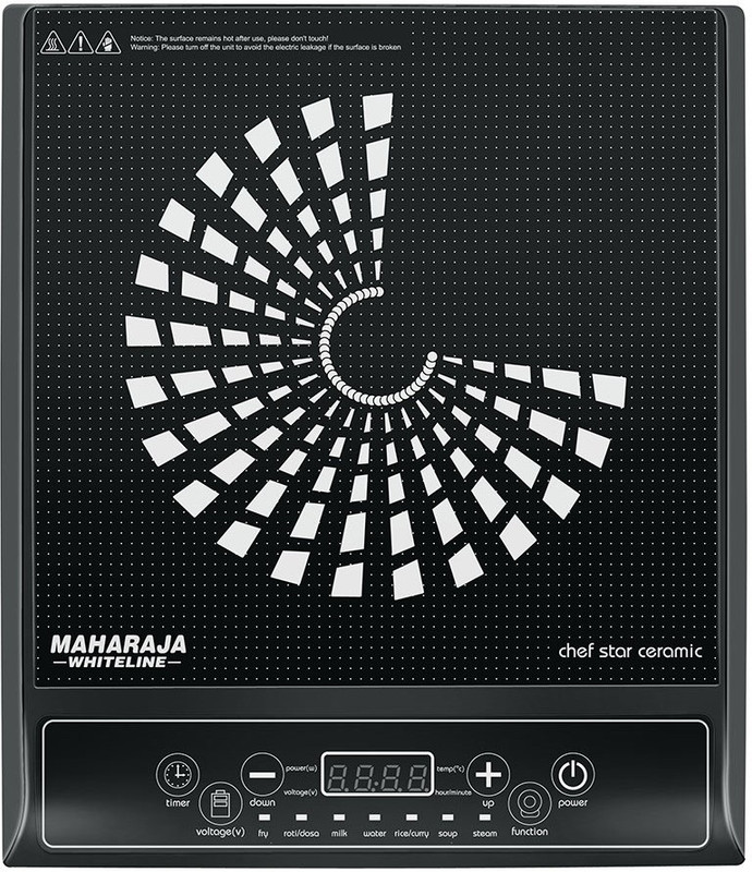 Maharaja Whiteline IC Induction Cooktop(Black, Push Button)