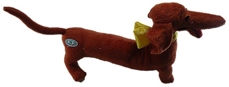 tako bell Dog Cute Plush soft Toys with long body and tail For kids  - 10 cm(Tbrown)