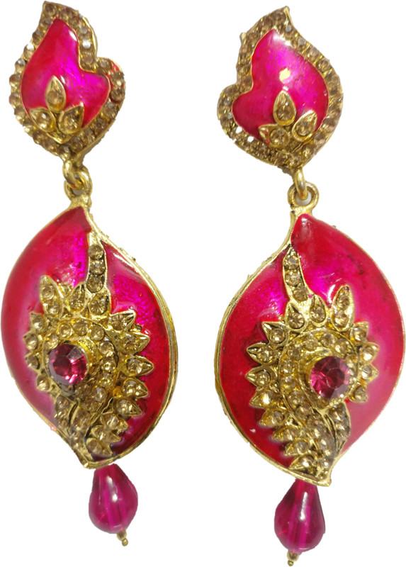 akshara jewels drop earrings for girls and women for party wear stylish look making tham diva Cubic Zirconia Brass Drops & Danglers