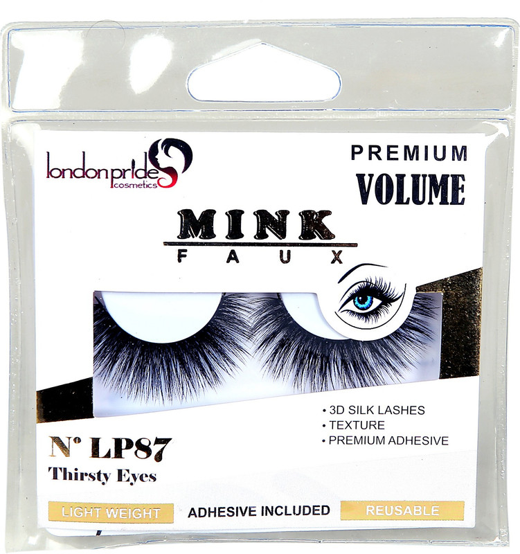london pride cosmetics FAUX MINK THIRSTY EYES EYELASH(Pack of 1)