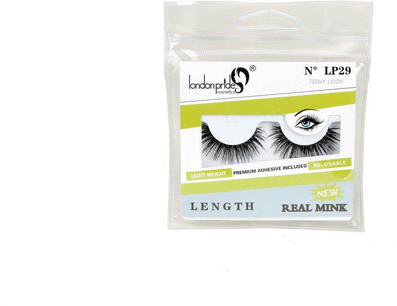 london pride cosmetics REAL MINK TEENY LOOK EYELASH LENGTH(Pack of 1)