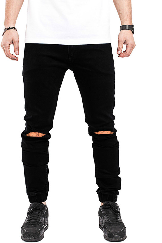 damler Jogger Fit Men Black Jeans